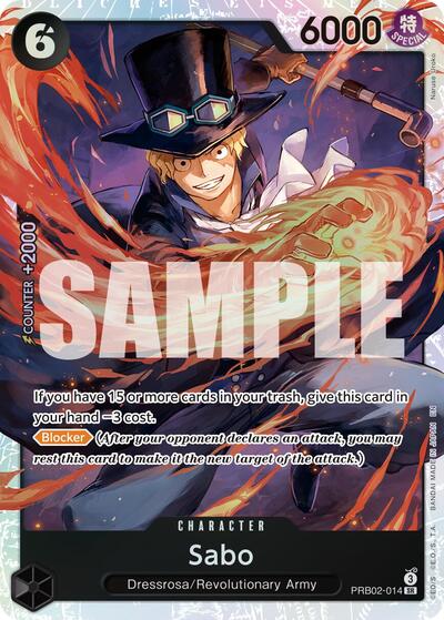 Sabo - (PRB02-014) - Premium Booster -The Best- Vol. 2 - (Super Rare)