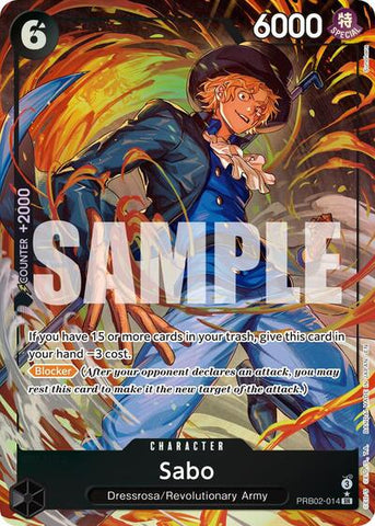 Sabo - (PRB02-014) - Premium Booster -The Best- Vol. 2 - (Super Rare)