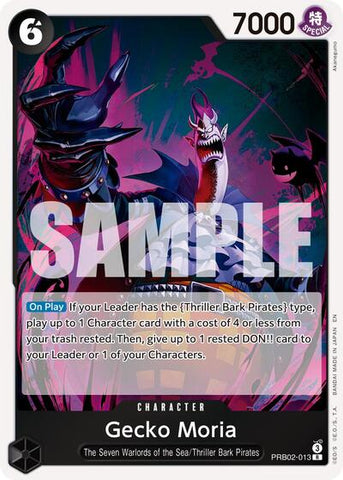 Gecko Moria - (PRB02-013) - Premium Booster -The Best- Vol. 2 - (Rare)