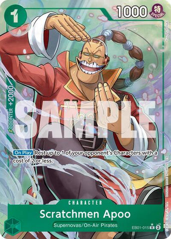 Scratchmen Apoo - (EB01-015) - Premium Booster -The Best- Vol. 2 - (Rare)