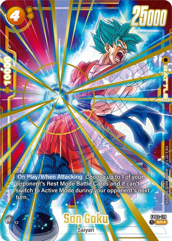 Son Goku (FB02-119) (Gold) [Fusion World Promotion Cards]