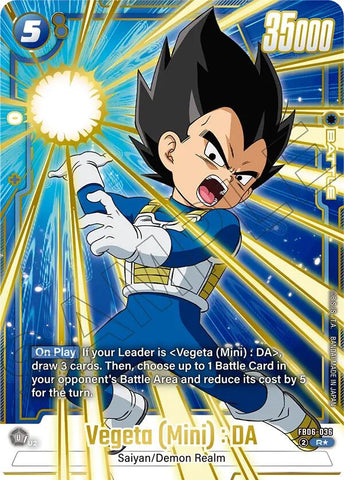 Vegeta (Mini) : DA - FB06-036 (Gold) [Fusion World Promotion Cards]