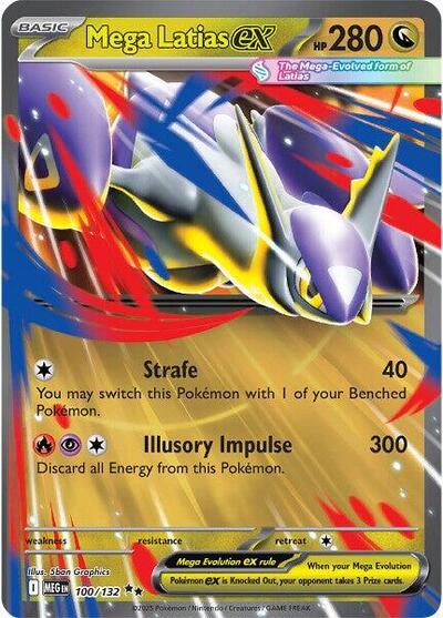 Mega Latias ex - (100/132) - ME01: Mega Evolution - (Double Rare)