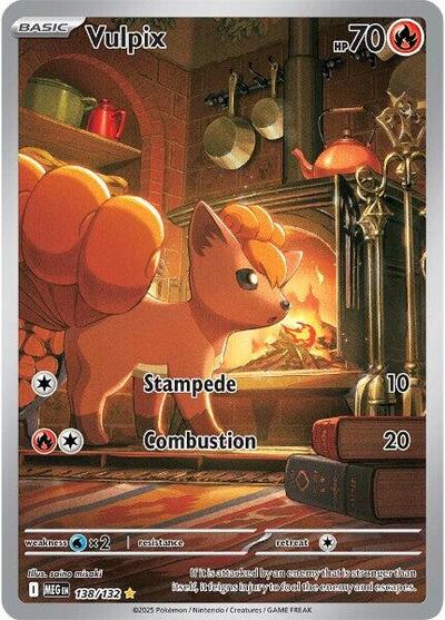 Vulpix - (138/132) - ME01: Mega Evolution - (Illustration Rare)