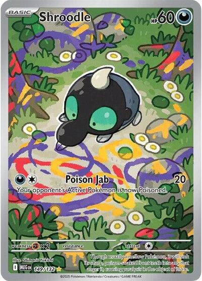 Shroodle - (149/132) - ME01: Mega Evolution - (Illustration Rare)