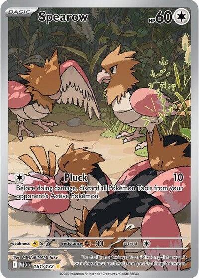 Spearow - (151/132) - ME01: Mega Evolution - (Illustration Rare)