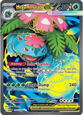 Mega Venusaur ex - (155/132) - ME01: Mega Evolution - (Ultra Rare)