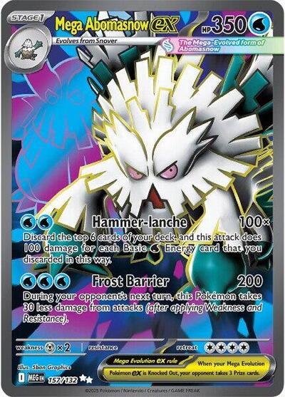 Mega Abomasnow ex - (157/132) - ME01: Mega Evolution - (Ultra Rare)