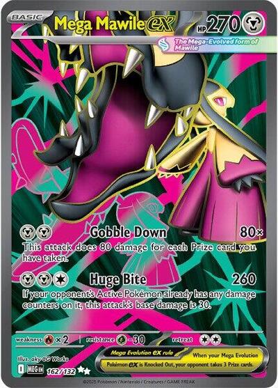 Mega Mawile ex - (162/132) - ME01: Mega Evolution - (Ultra Rare)