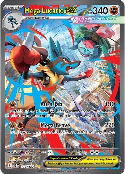 Mega Lucario ex - (179/132) - ME01: Mega Evolution - (Special Illustration Rare)