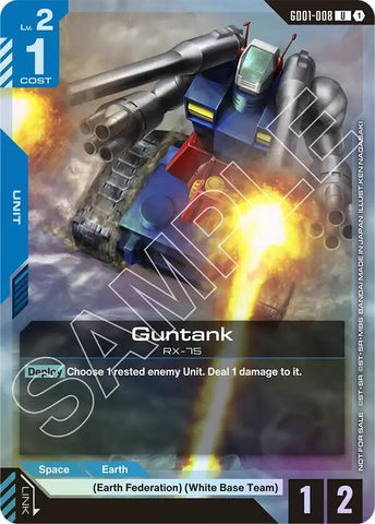 Image for Guntank (Championship Participation Pack 01) (GD01-008) - Gundam Card Game