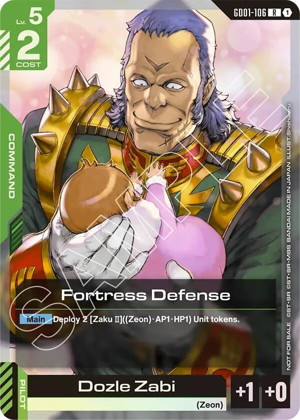 Image for Fortress Defense (Championship Participation Pack 01) (GD01-106) - Gundam Card Game