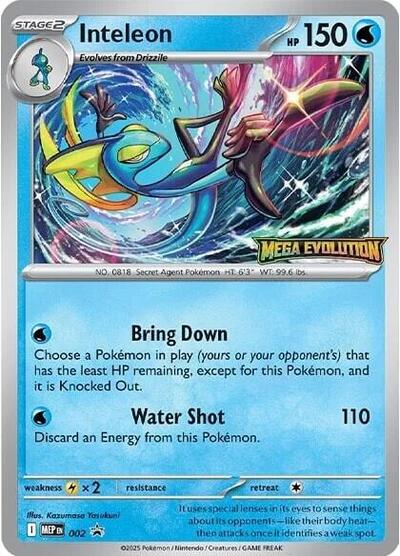 Inteleon - (002) - ME: Mega Evolution Promo - (Promo)