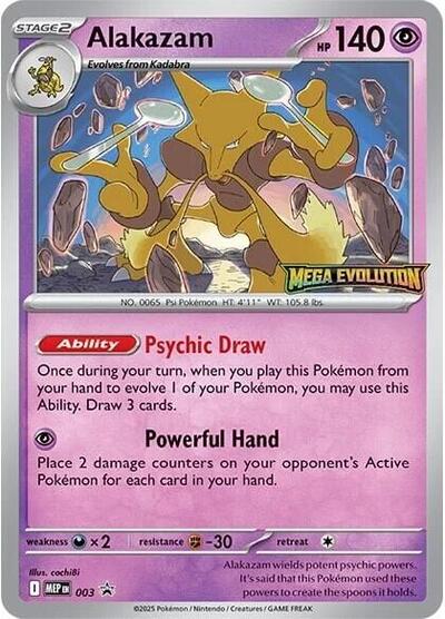 Alakazam - (003) - ME: Mega Evolution Promo - (Promo)