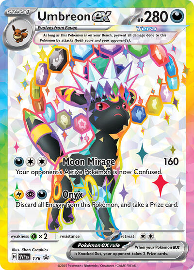 Umbreon ex - (SVP 176) - SV: Scarlet & Violet Promo Cards - (Promo)