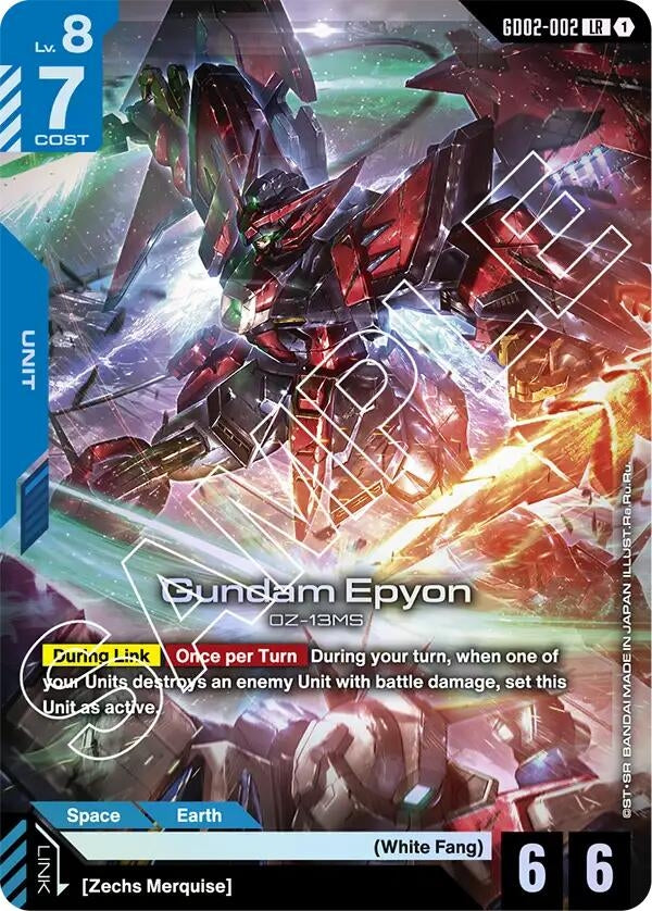 Image for Gundam Epyon (GD02-002) (Dual Impact) - Gundam Card Game