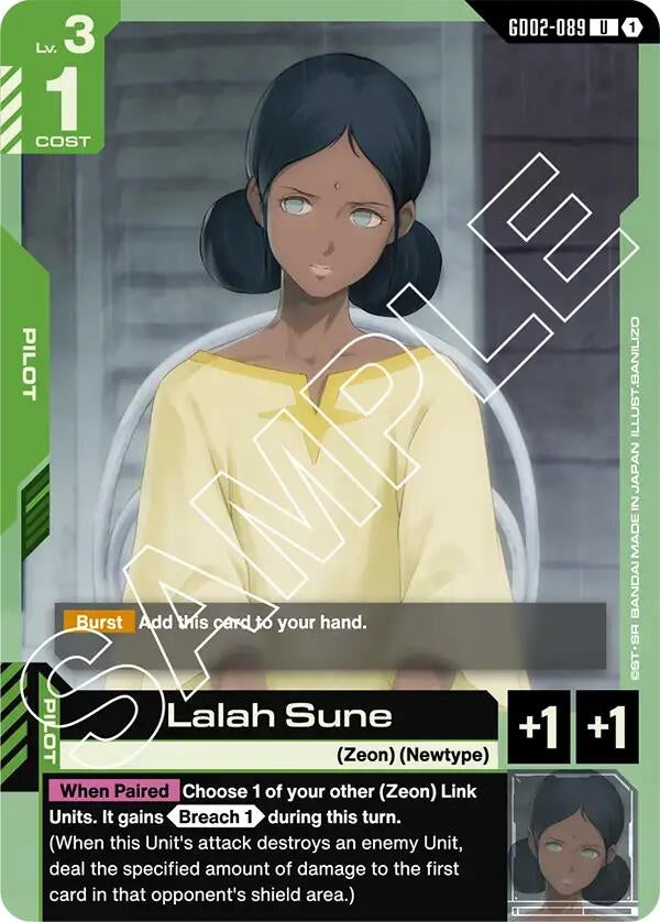 Image for Lalah Sune (GD02-089) (Dual Impact) - Gundam Card Game