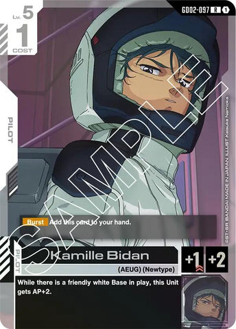 Image for Kamille Bidan (GD02-097) (Dual Impact) - Gundam Card Game