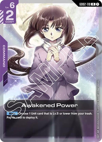 Image for Awakened Power (GD02-110) (Dual Impact) - Gundam Card Game