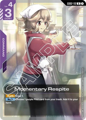 Image for Momentary Respite (GD02-112) (Dual Impact) - Gundam Card Game