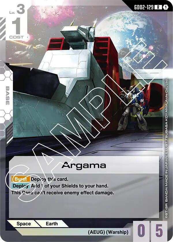 Image for Argama (GD02-129) (Dual Impact) - Gundam Card Game