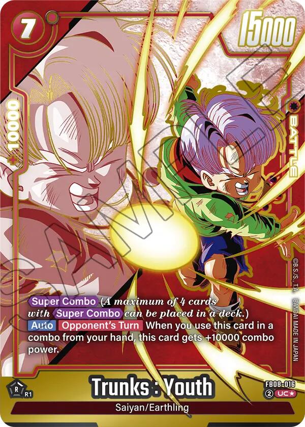 Trunks : Youth (FB08-016) (Alternate Art) [Saiyan's Pride]