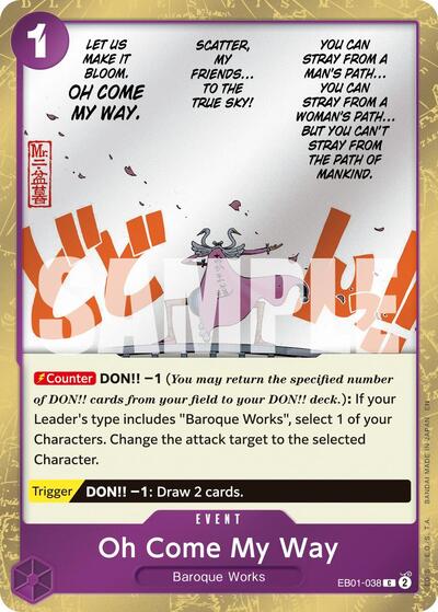 Oh Come My Way (Pirate ) - (EB01-038) - Premium Booster -The Best- Vol. 2 - (Common)