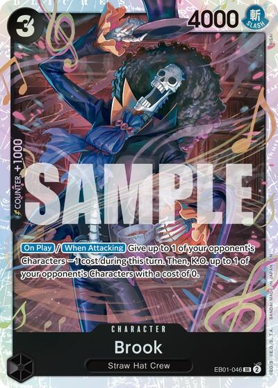 Brook (Reprint) - (EB01-046) - Premium Booster -The Best- Vol. 2 - (Super Rare)
