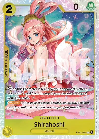 Shirahoshi (Reprint) - (EB01-057) - Premium Booster -The Best- Vol. 2 - (Super Rare)