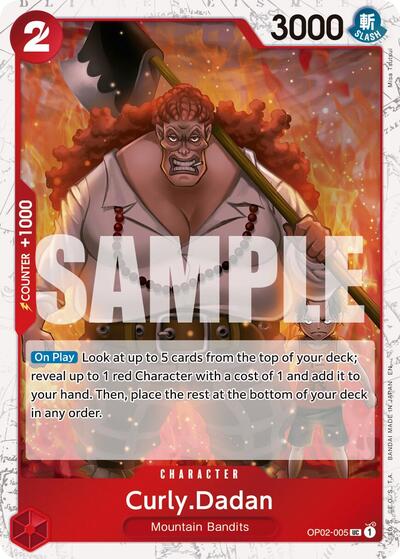 Curly.Dadan (Pirate ) - (OP02-005) - Premium Booster -The Best- Vol. 2 - (Uncommon)