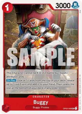 Buggy (Reprint) - (OP03-008) - Premium Booster -The Best- Vol. 2 - (Uncommon)
