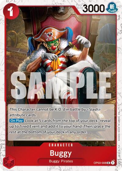 Buggy (Pirate ) - (OP03-008) - Premium Booster -The Best- Vol. 2 - (Uncommon)