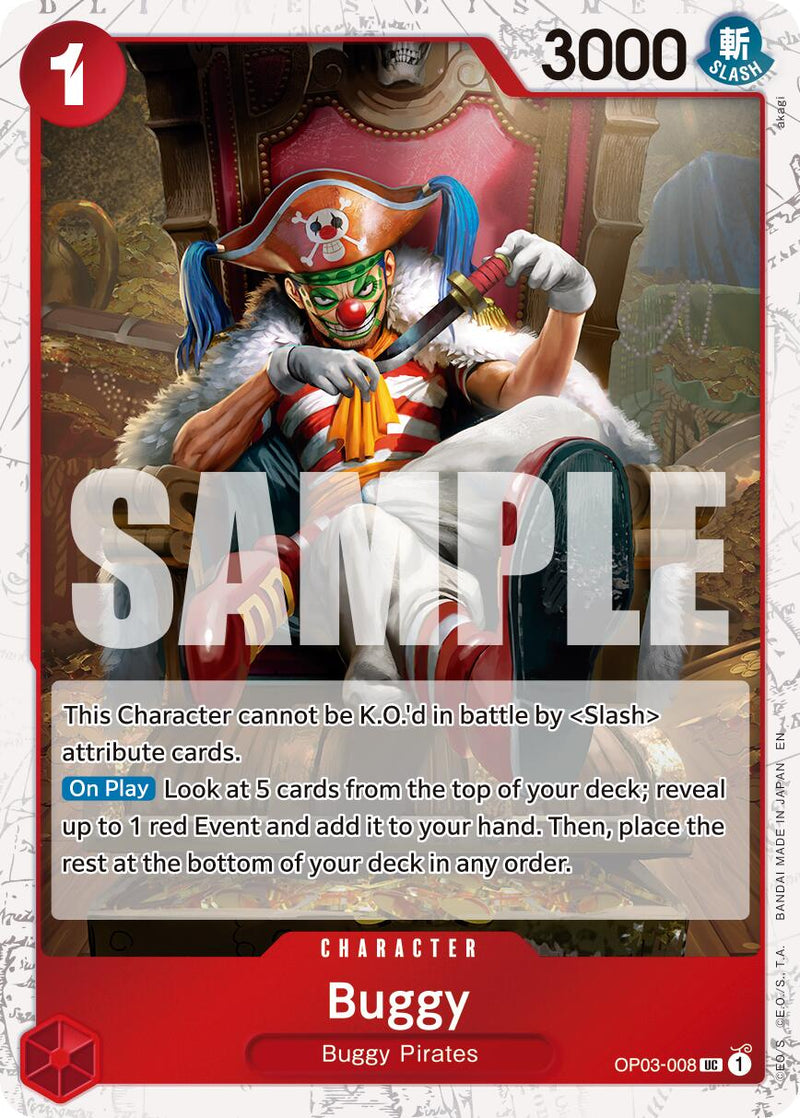 Buggy (OP03-008) (Pirate Foil) [Premium Booster -The Best- Vol. 2]