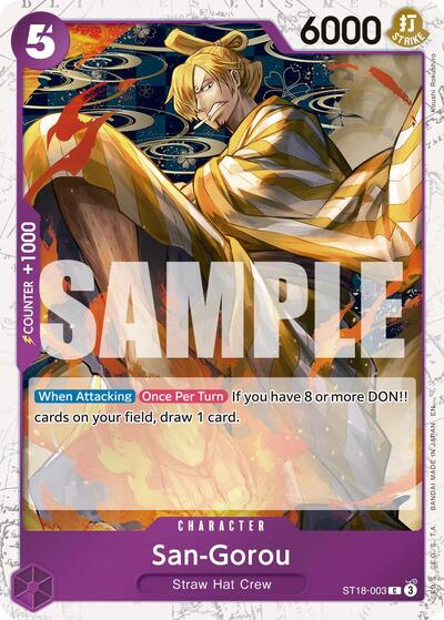 San-Gorou (Pirate ) - (ST18-003) - Premium Booster -The Best- Vol. 2 - (Common)
