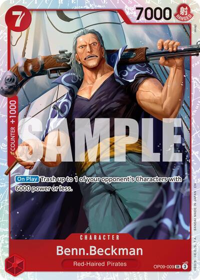 Benn.Beckman (Reprint) - (OP09-009) - Premium Booster -The Best- Vol. 2 - (Super Rare)