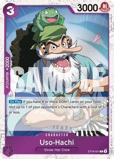 Uso-Hachi (Pirate ) - (ST18-001) - Premium Booster -The Best- Vol. 2 - (Common)