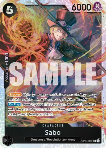 Sabo (Reprint) - (OP04-083) - Premium Booster -The Best- Vol. 2 - (Super Rare)