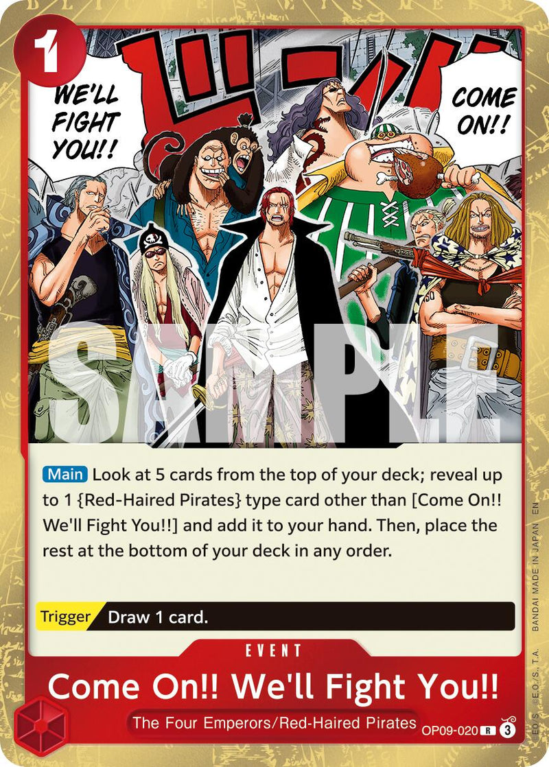 Come On!! We'll Fight You!! (Reprint) [Premium Booster -The Best- Vol. 2]