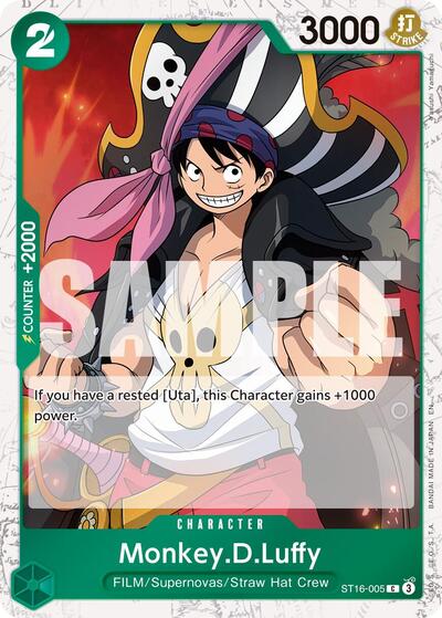 Monkey.D.Luffy (Pirate) - (ST16-005) - Premium Booster -The Best- Vol. 2 - (Common)