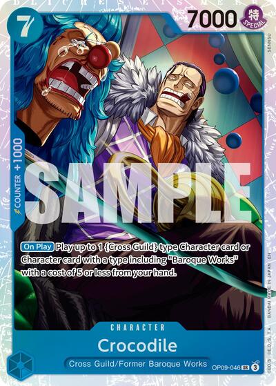 Crocodile (Reprint) - (OP09-046) - Premium Booster -The Best- Vol. 2 - (Super Rare)