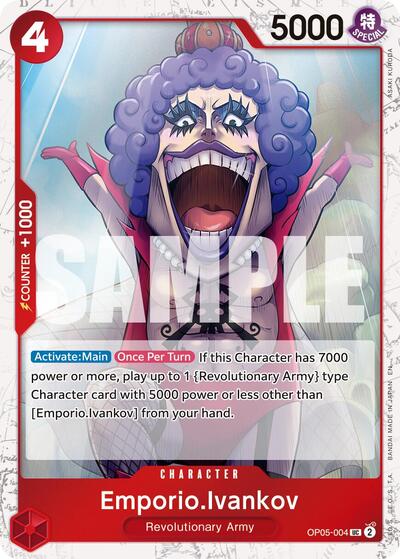 Emporio.Ivankov (Pirate ) - (OP05-004) - Premium Booster -The Best- Vol. 2 - (Uncommon)