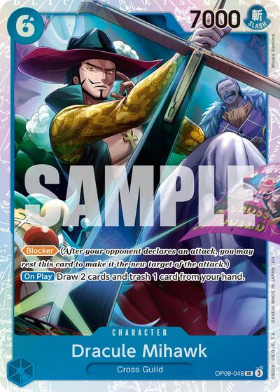 Dracule Mihawk (Reprint) - (OP09-048) - Premium Booster -The Best- Vol. 2 - (Super Rare)