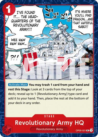 Revolutionary Army HQ (Reprint) - (OP05-021) - Premium Booster -The Best- Vol. 2 - (Uncommon)