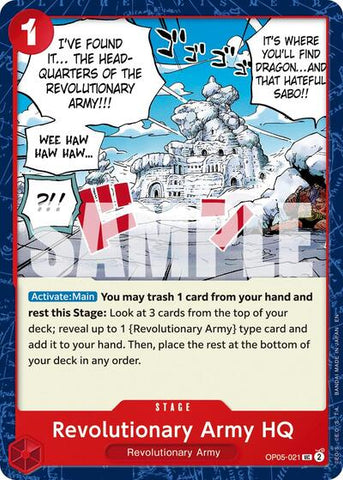 Revolutionary Army HQ (Reprint) - (OP05-021) - Premium Booster -The Best- Vol. 2 - (Uncommon)