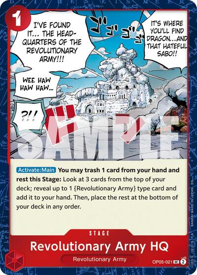 Revolutionary Army HQ (Pirate) - (OP05-021) - Premium Booster -The Best- Vol. 2 - (Uncommon)