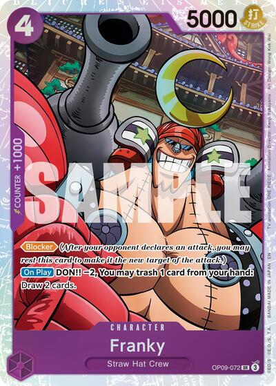 Franky (Reprint) - (OP09-072) - Premium Booster -The Best- Vol. 2 - (Super Rare)
