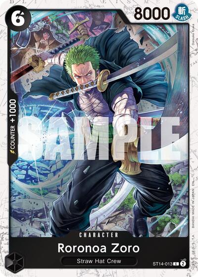 Roronoa Zoro (Pirate ) - (ST14-013) - Premium Booster -The Best- Vol. 2 - (Common)