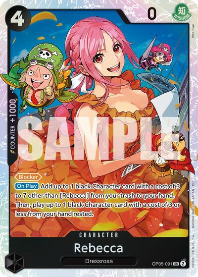 Rebecca (Reprint) - (OP05-091) - Premium Booster -The Best- Vol. 2 - (Super Rare)