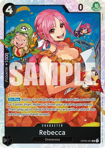 Rebecca (Reprint) - (OP05-091) - Premium Booster -The Best- Vol. 2 - (Super Rare)