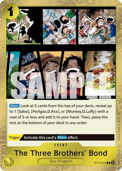 The Three Brothers' Bond (Pirate ) - (ST13-019) - Premium Booster -The Best- Vol. 2 - (Common)